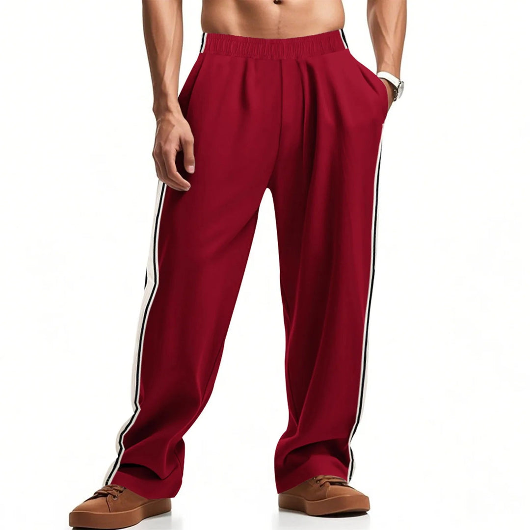 Confortevoli pantaloni da uomo con cerniera ed elastico in vita: vestibilità e comfort perfetti.