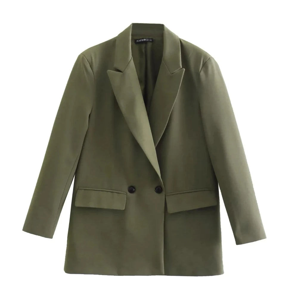 PowerChic - Blazer doppiopetto da donna elegante e alla moda per uno stile eccezionale