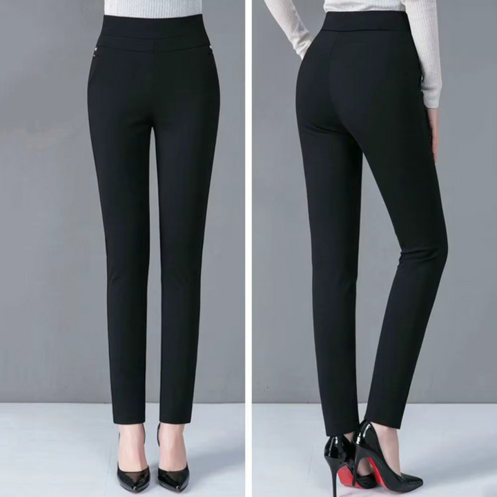 Yara - Eleganti pantaloni da donna a vita alta con gamba dritta per un look elegante e alla moda