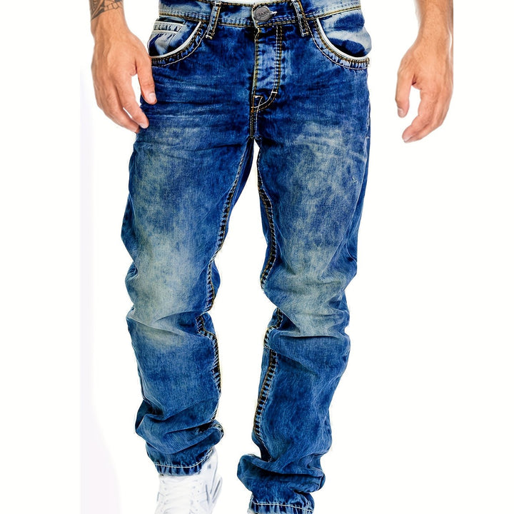Jeans Rugged Twisted Punk da uomo - abbigliamento elegante e resistente per ogni occasione