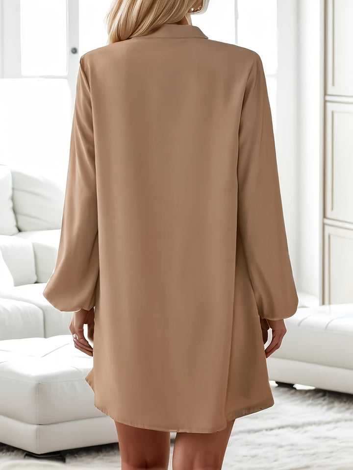 Elegante accappatoio da donna a maniche lunghe - eleganza e comfort in un unico prodotto