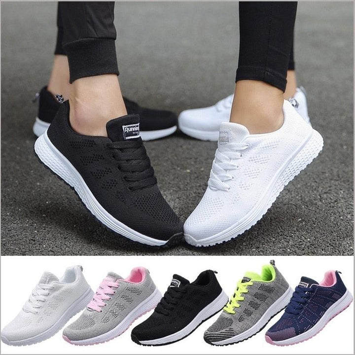 Scarpe da ginnastica casual da donna leggere e alla moda, traspiranti per un comfort che dura tutto il giorno.