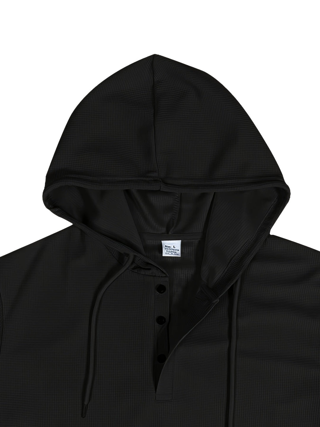 Set tuta da uomo con comoda felpa con cappuccio con colletto abbottonato e pratiche tasche - moderne scarpe da corsa con cordino per un comfort totale