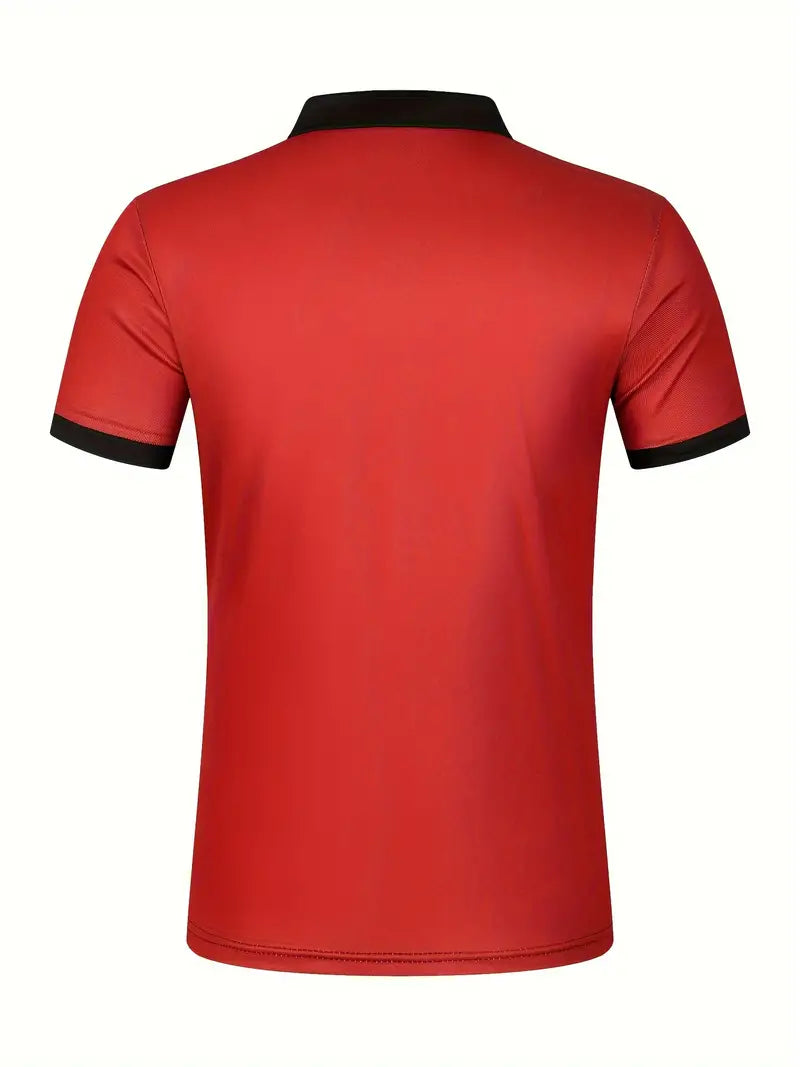 Polo elegante da uomo slim fit con cintura - maniche corte, look casual ed elegante