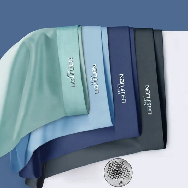 FrostFlex Esclusivo set di 4 boxer da uomo morbidi come la seta per il massimo comfort