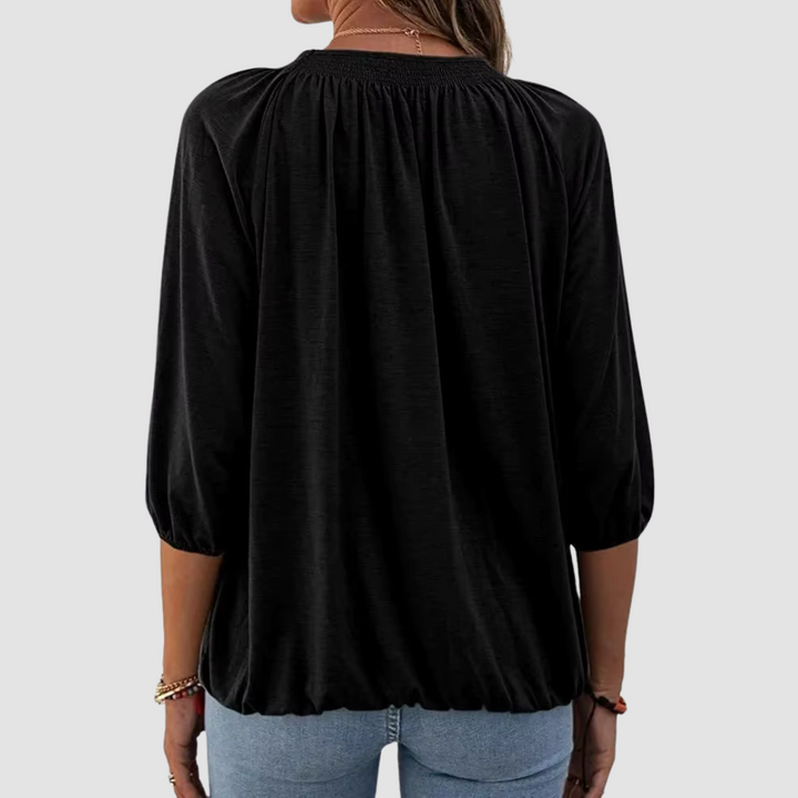 Zoya - Comodo top da donna a maniche corte per uno stile fresco e confortevole
