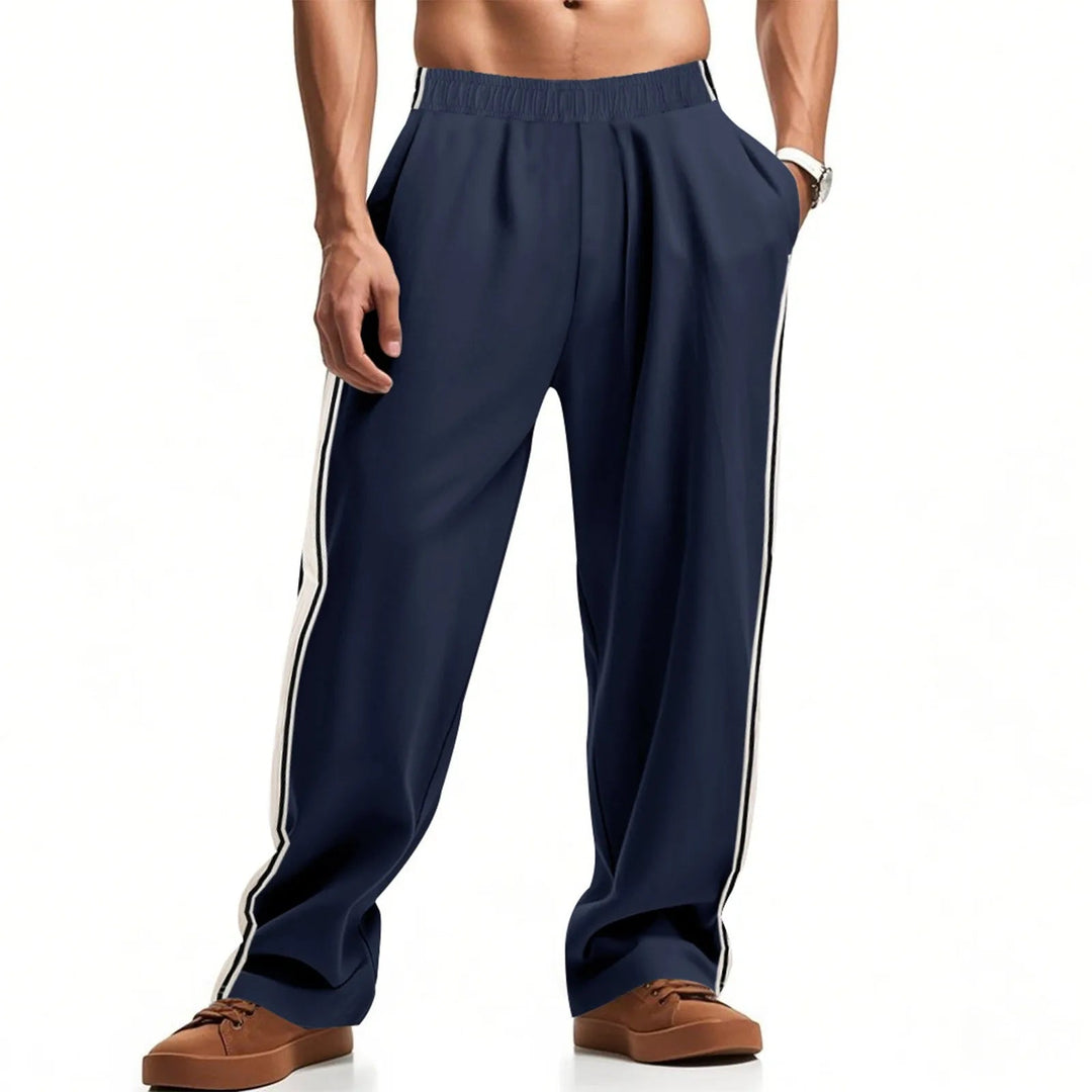 Confortevoli pantaloni da uomo con cerniera ed elastico in vita: vestibilità e comfort perfetti.