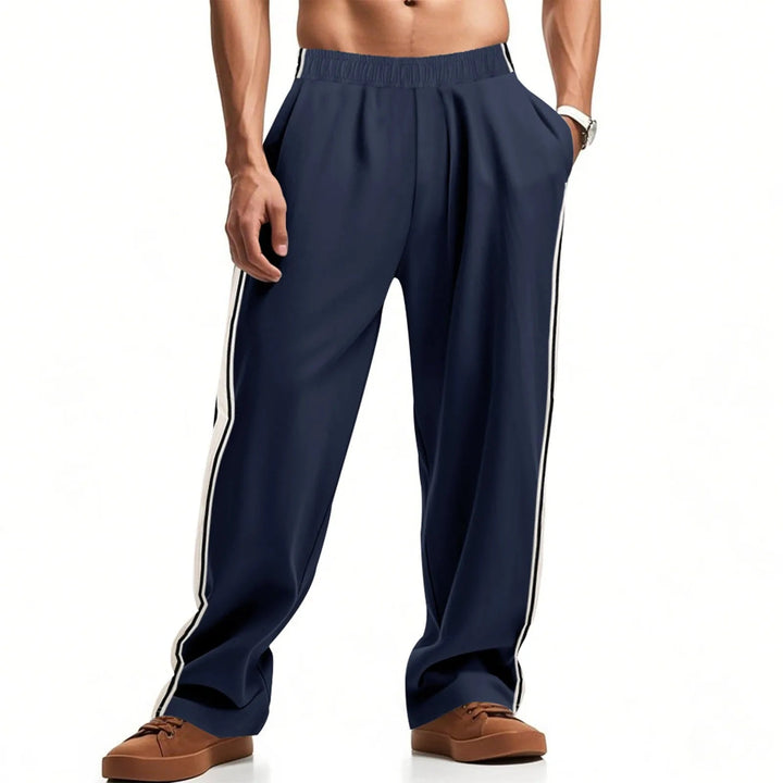 Confortevoli pantaloni da uomo con cerniera ed elastico in vita: vestibilità e comfort perfetti.