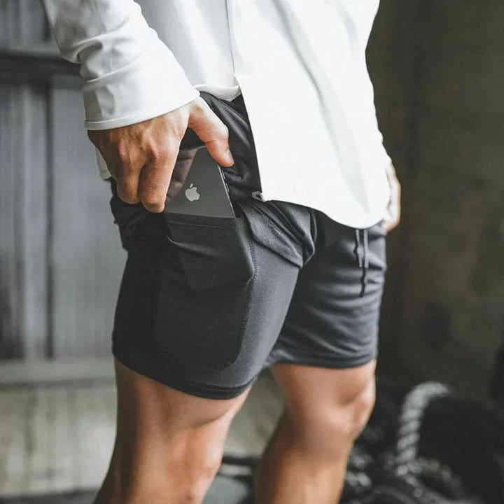 Pantaloncini sportivi ActiveFlex 2-in-1 da uomo - massimo comfort e flessibilità durante l'allenamento