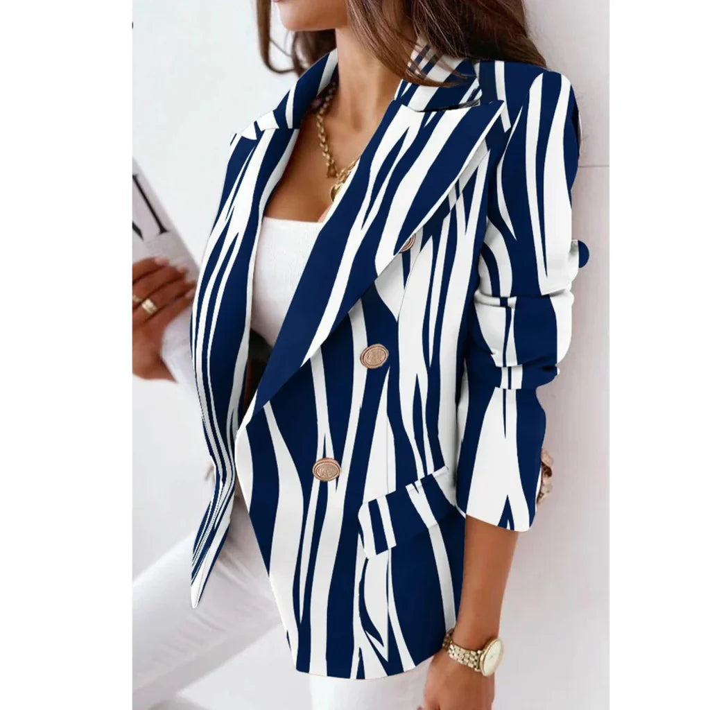 Eline - Elegante blazer da donna con elegante colletto Swing