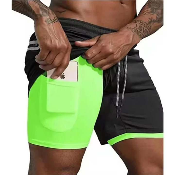 Pantaloncini sportivi ActiveFlex 2-in-1 da uomo - massimo comfort e flessibilità durante l'allenamento