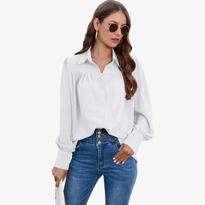 Elin - Camicetta di chiffon elegante e raffinata per un look unico