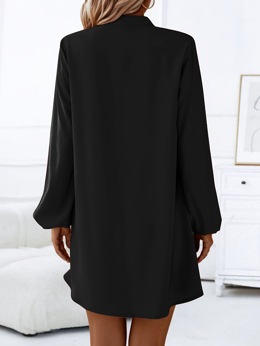 Elegante accappatoio da donna a maniche lunghe - eleganza e comfort in un unico prodotto