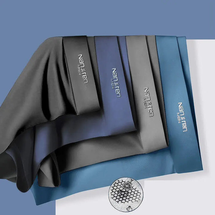 FrostFlex Esclusivo set di 4 boxer da uomo morbidi come la seta per il massimo comfort