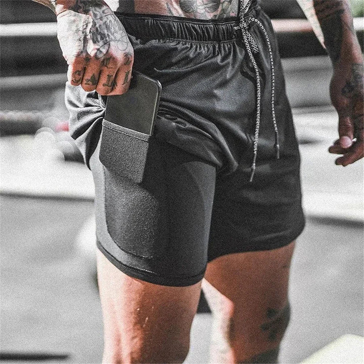 Pantaloncini sportivi ActiveFlex 2-in-1 da uomo - massimo comfort e flessibilità durante l'allenamento