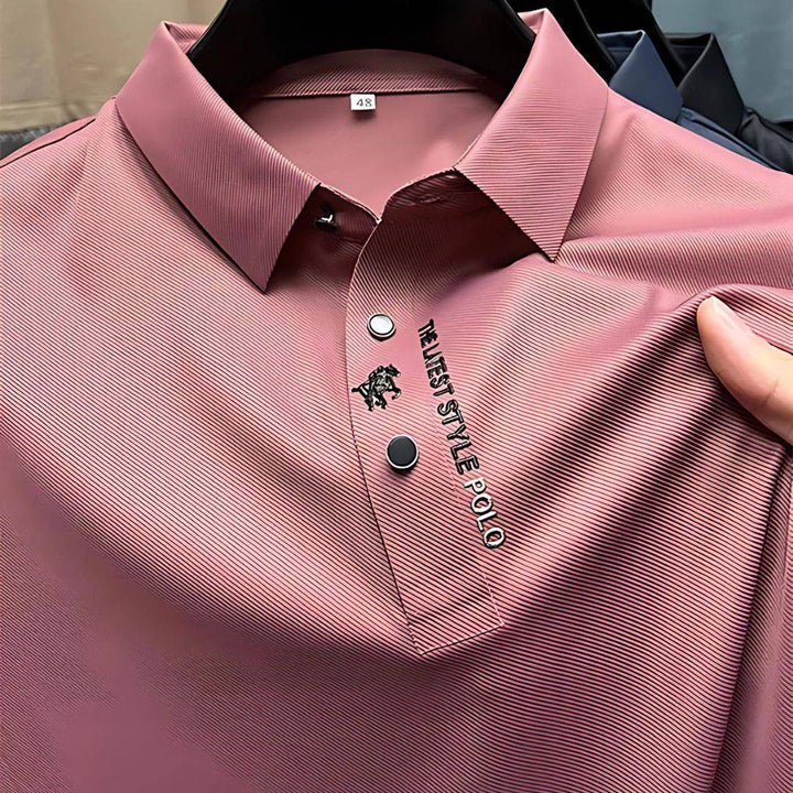 Polo di lusso Ice Silk da uomo: una combinazione di eleganza, comfort e stile