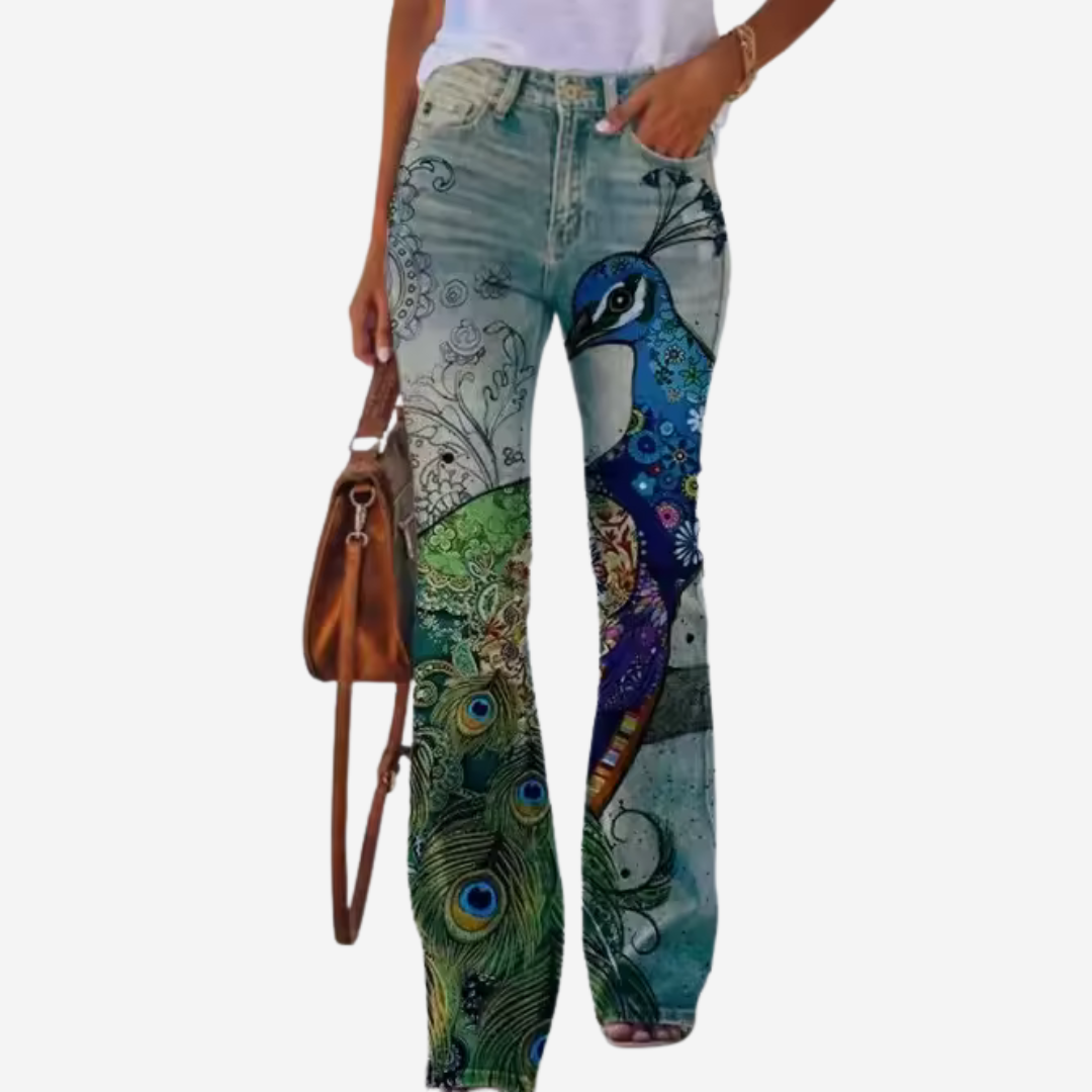 Pantaloni da donna LIV Flare - vestibilità regolare elegante e confortevole per donne alla moda