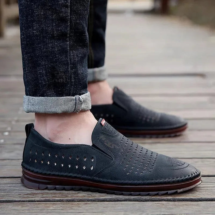 Solaro - Mocassini in pelle eleganti e confortevoli per uomo
