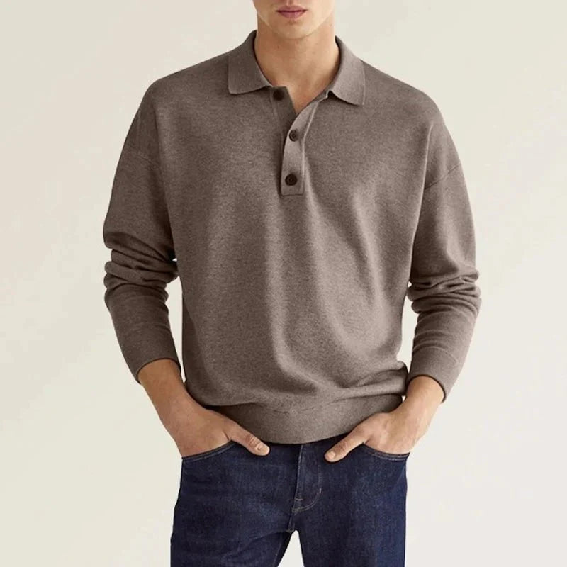 Maglietta a maniche lunghe elegante e casual Ian