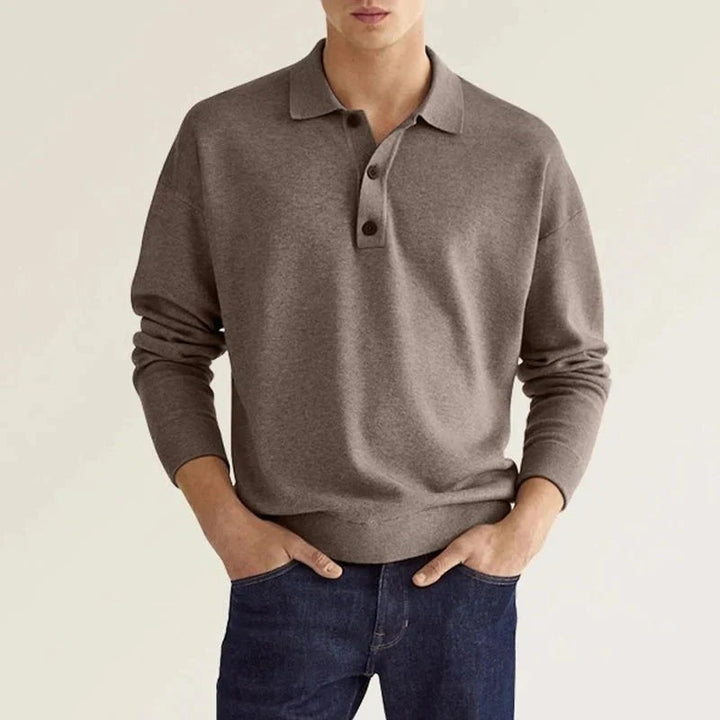 Maglietta a maniche lunghe elegante e casual Ian