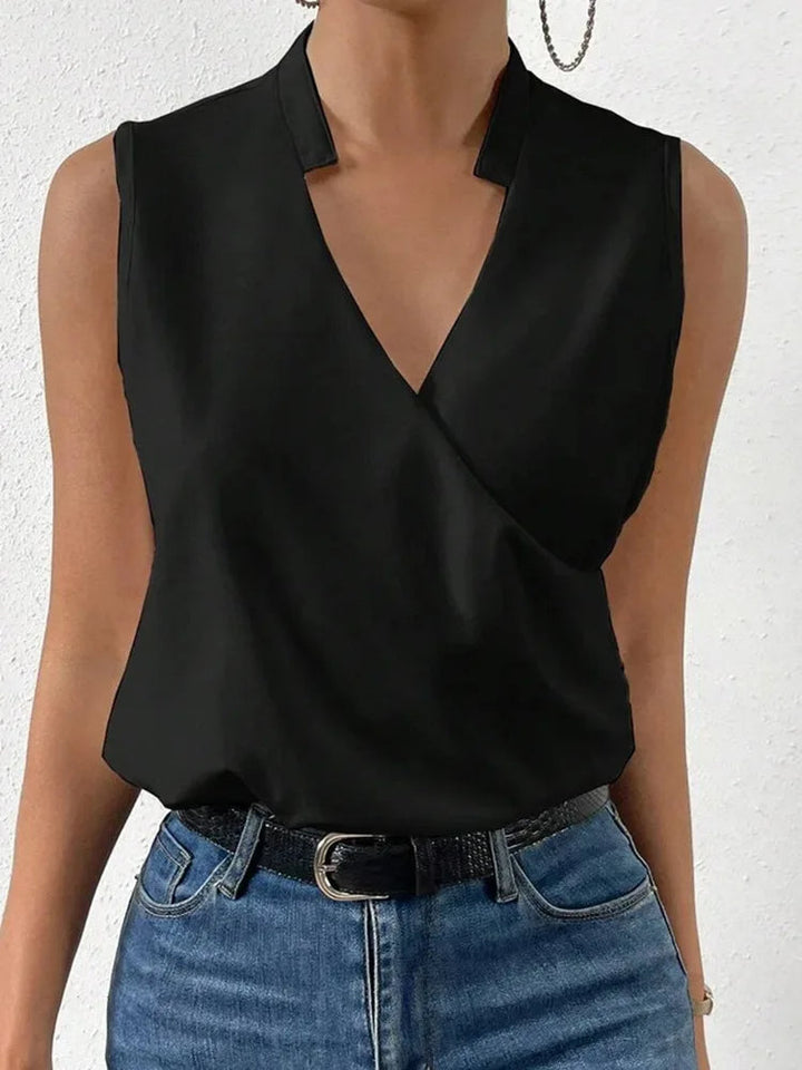 Hannah - Camicetta da donna elegante e ariosa con elegante scollatura a V