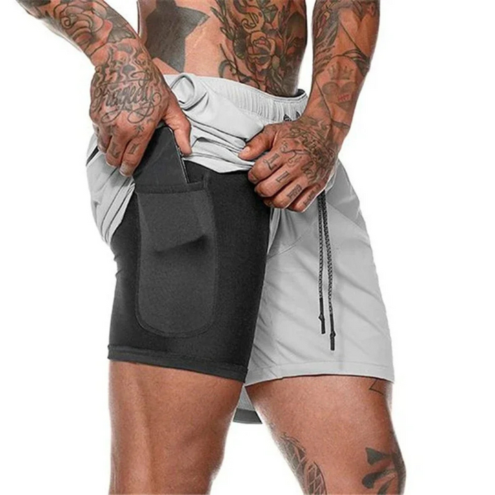 Pantaloncini sportivi ActiveFlex 2-in-1 da uomo - massimo comfort e flessibilità durante l'allenamento