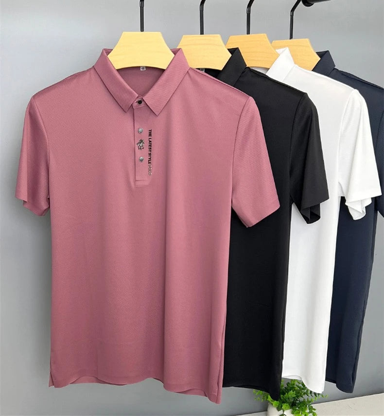 Polo di lusso Ice Silk da uomo: una combinazione di eleganza, comfort e stile