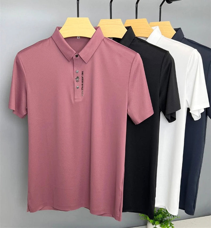 Polo di lusso Ice Silk da uomo: una combinazione di eleganza, comfort e stile