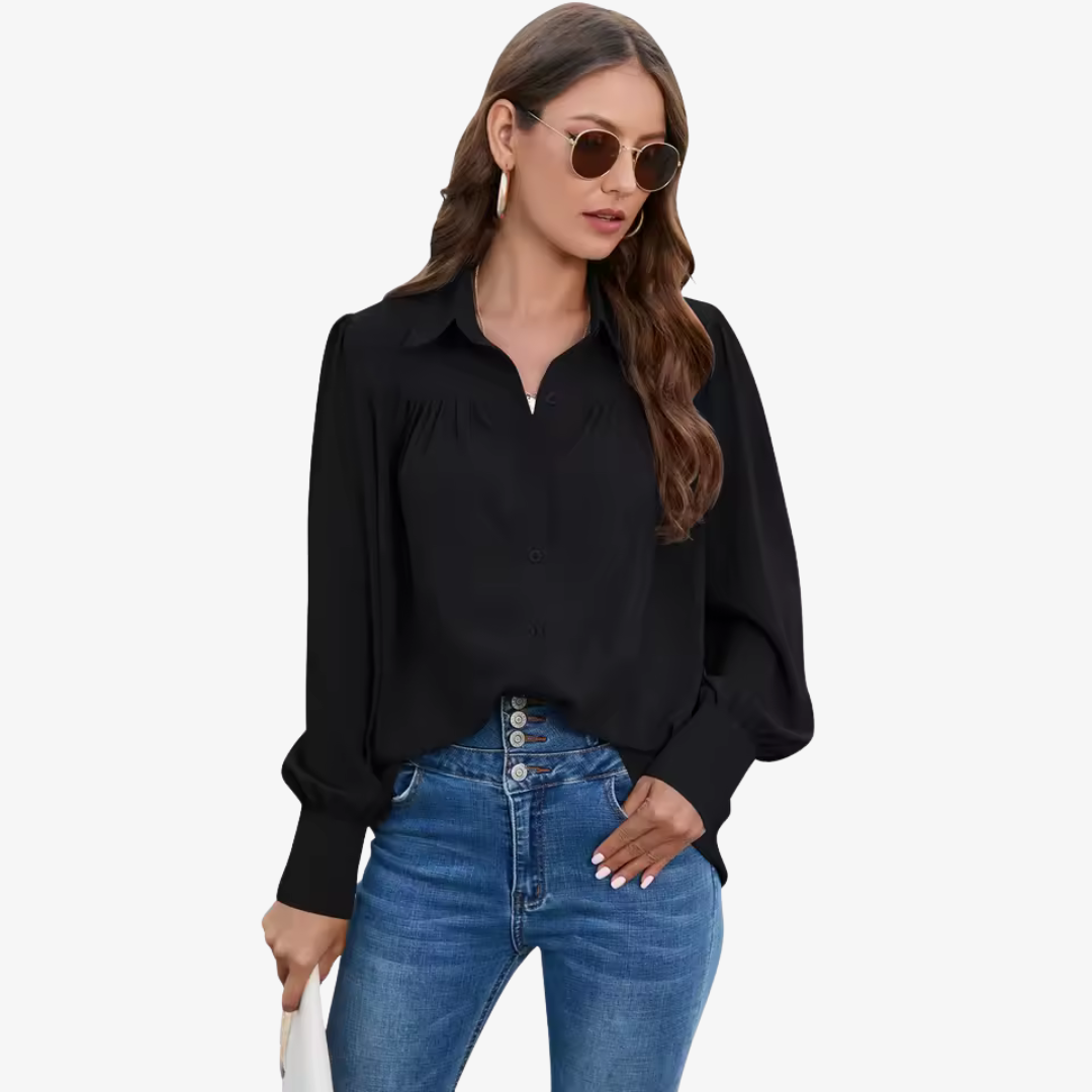 Elin - Camicetta di chiffon elegante e raffinata per un look unico