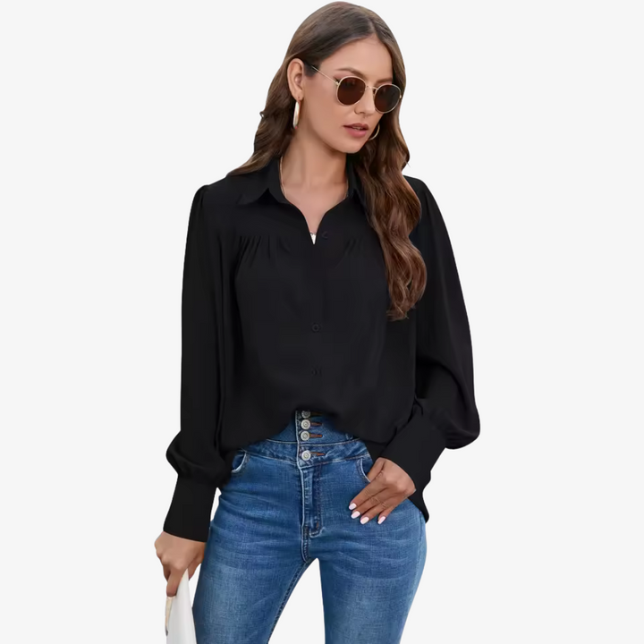 Elin - Camicetta di chiffon elegante e raffinata per un look unico