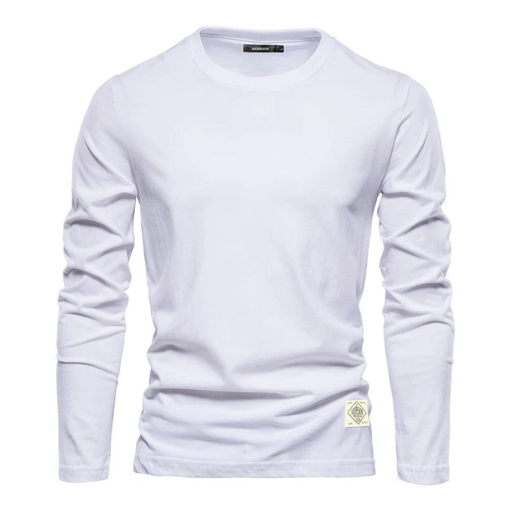 Elegante T-shirt a maniche lunghe da uomo per ogni occasione