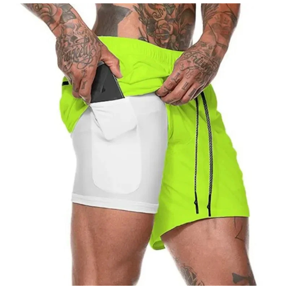 Pantaloncini sportivi ActiveFlex 2-in-1 da uomo - massimo comfort e flessibilità durante l'allenamento