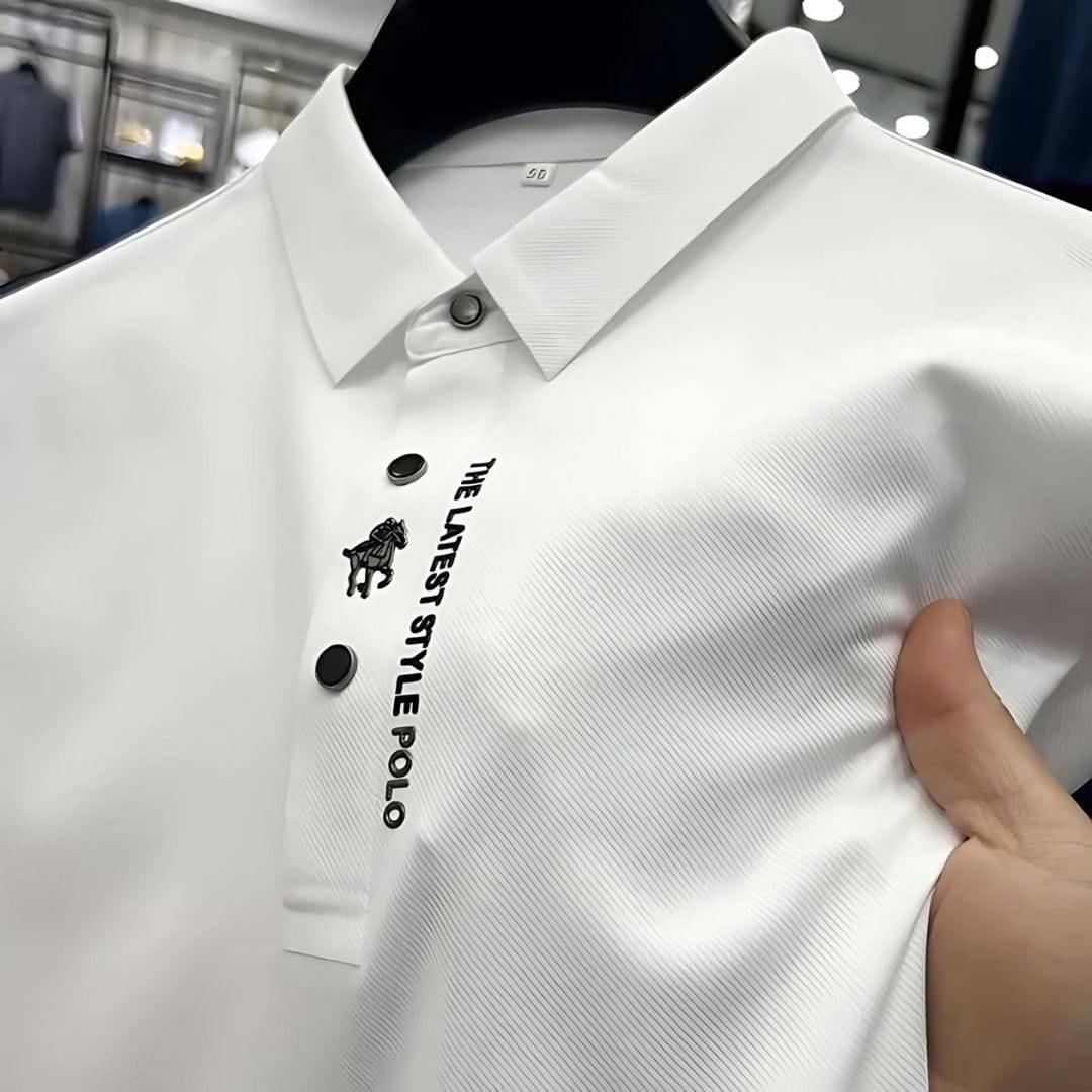 Polo di lusso Ice Silk da uomo: una combinazione di eleganza, comfort e stile