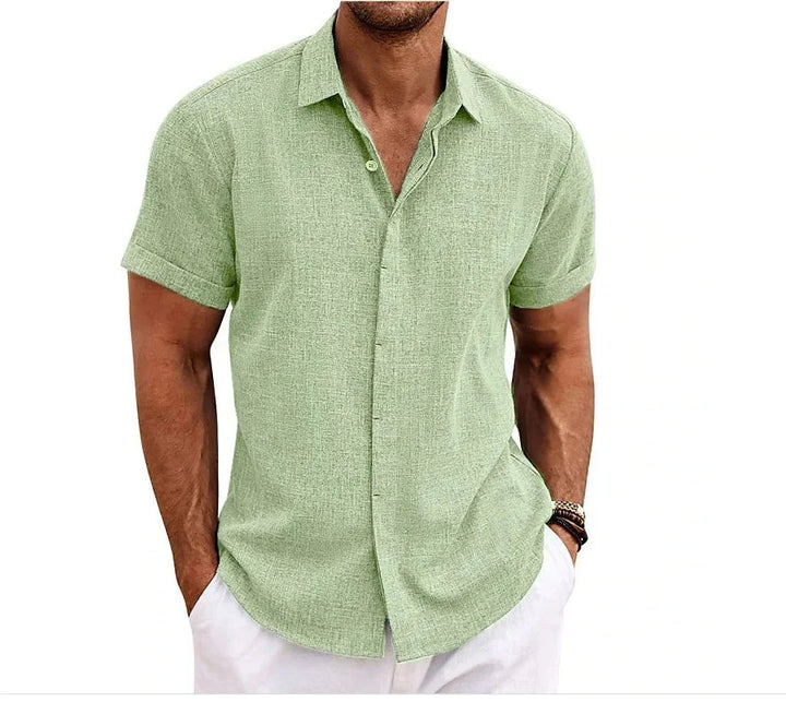 Elian - Elegante camicia da uomo in lino per un look elegante e classico