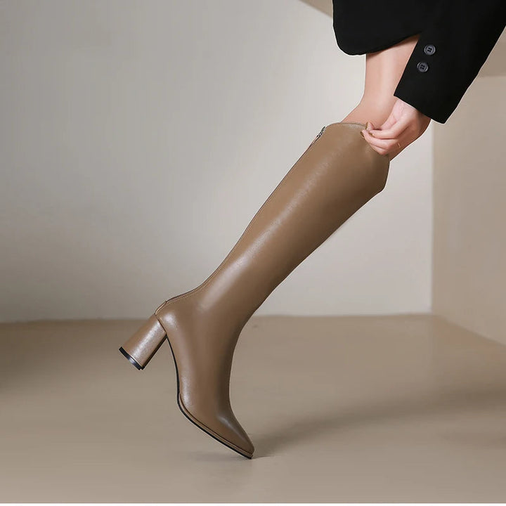 Callie - Eleganti stivali da donna al ginocchio per un look elegante e raffinato