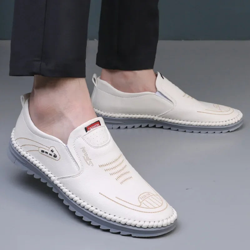 Solaro - Mocassini in pelle eleganti e confortevoli per uomo