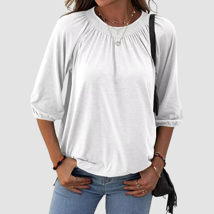 Zoya - Comodo top da donna a maniche corte per uno stile fresco e confortevole