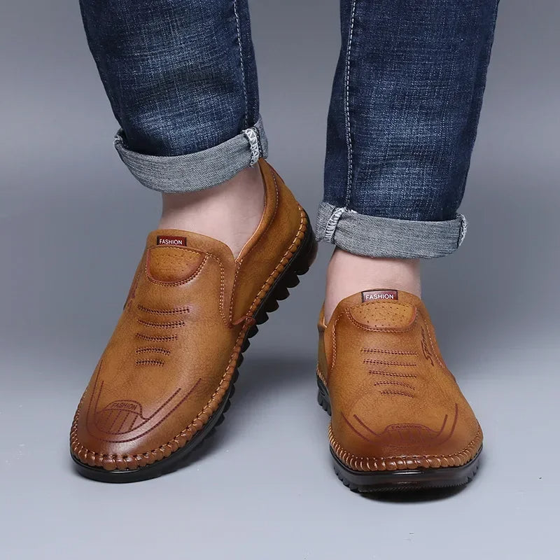 Solaro - Mocassini in pelle eleganti e confortevoli per uomo
