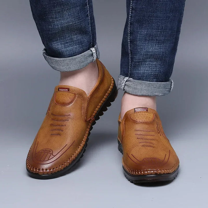 Solaro - Mocassini in pelle eleganti e confortevoli per uomo