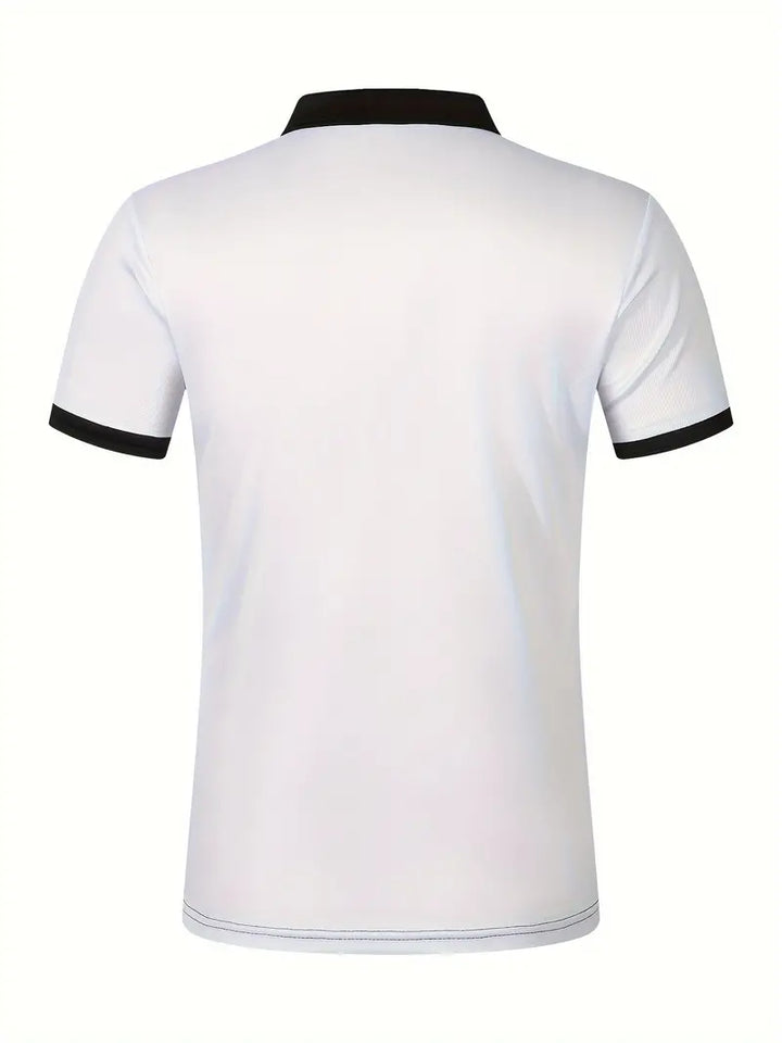 Polo elegante da uomo slim fit con cintura - maniche corte, look casual ed elegante