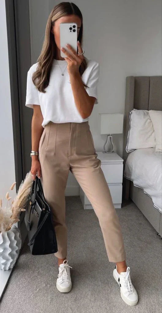 Eva - Comodi pantaloni da donna senza pieghe per uno stile elegante e casual