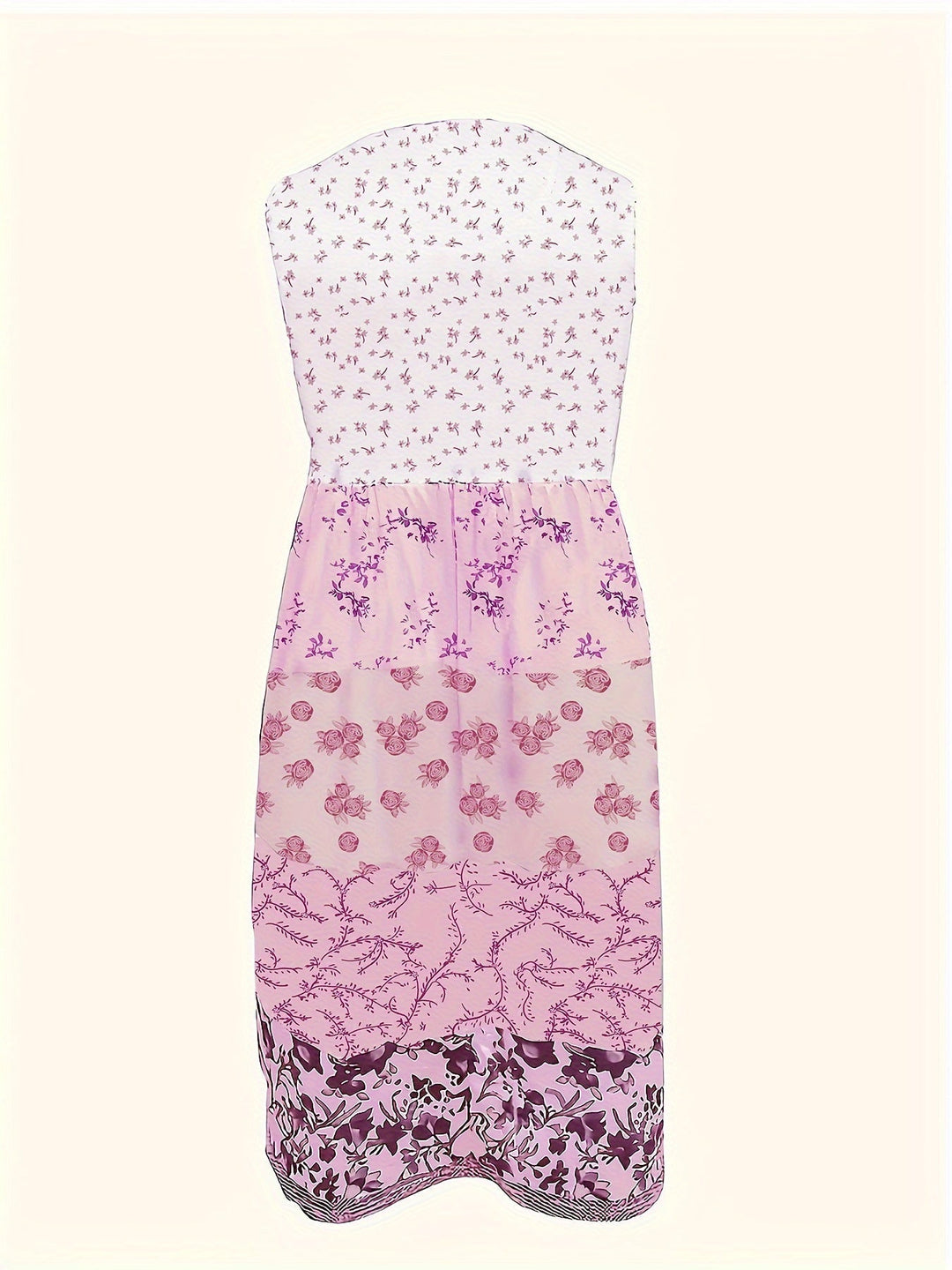 Elegante abito a canotta da donna con motivo floreale - perfetto per la primavera e l'estate