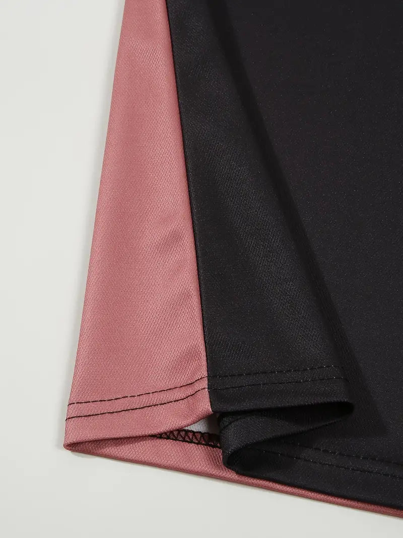 Polo elegante da uomo slim fit con cintura - maniche corte, look casual ed elegante