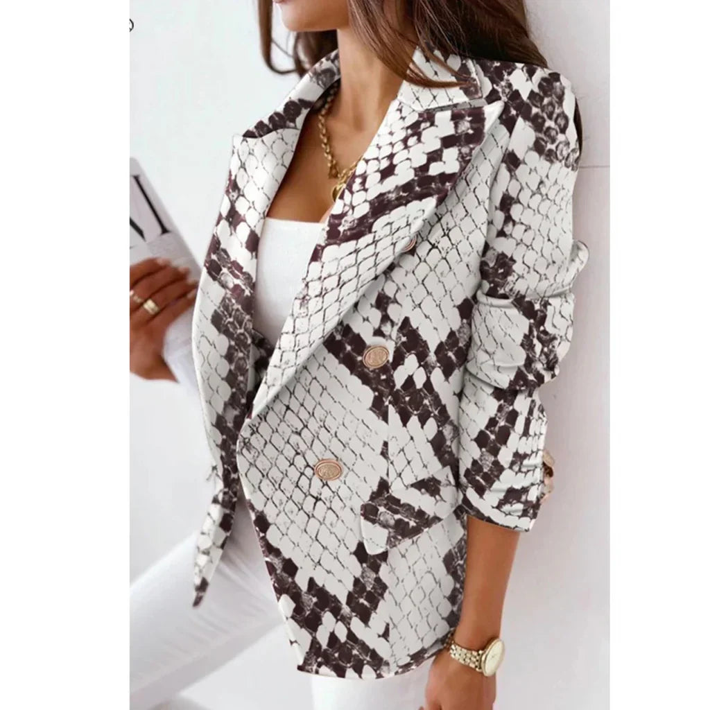 Eline - Elegante blazer da donna con elegante colletto Swing