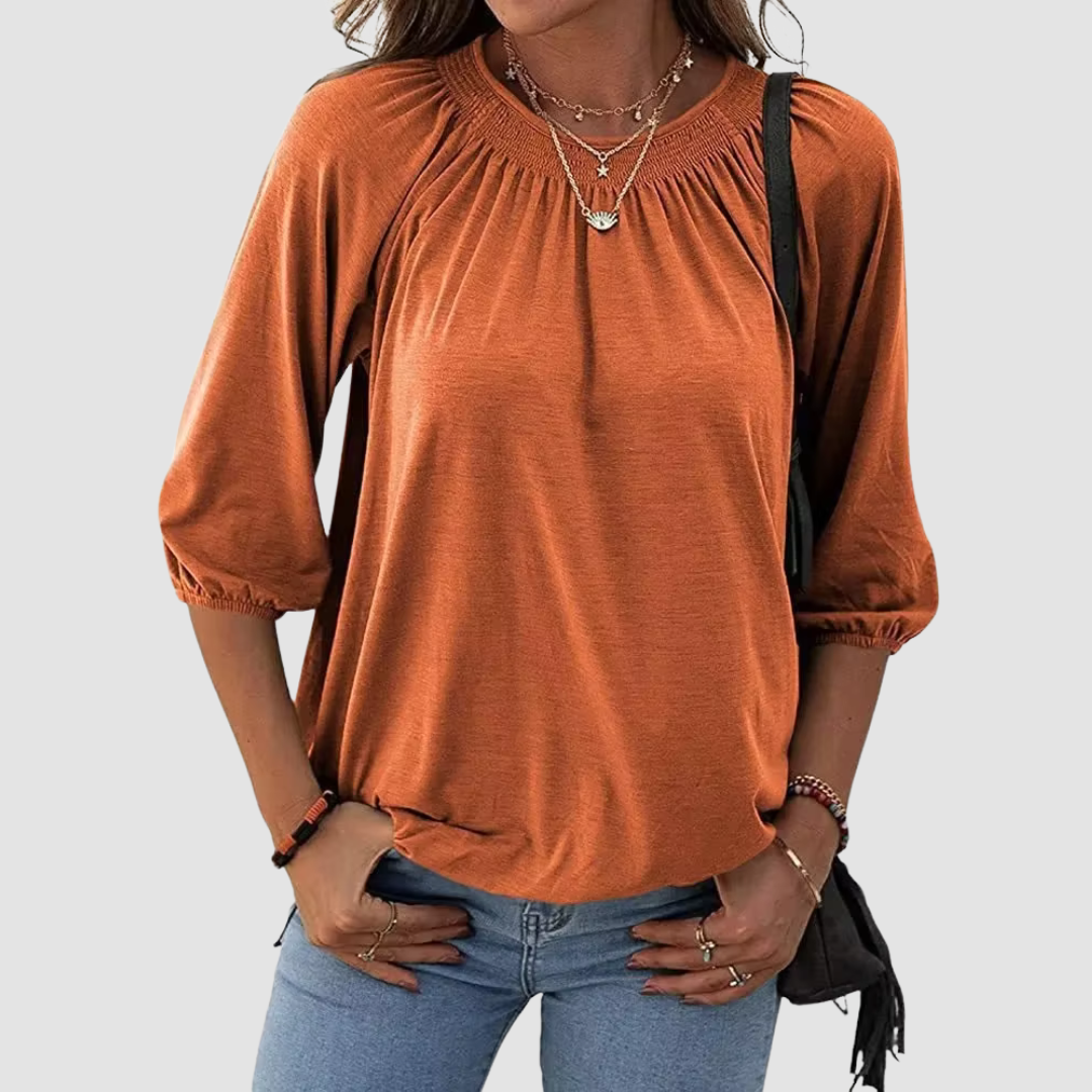 Zoya - Comodo top da donna a maniche corte per uno stile fresco e confortevole