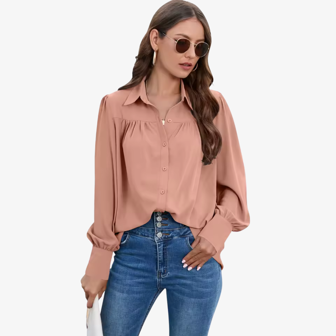 Elin - Camicetta di chiffon elegante e raffinata per un look unico