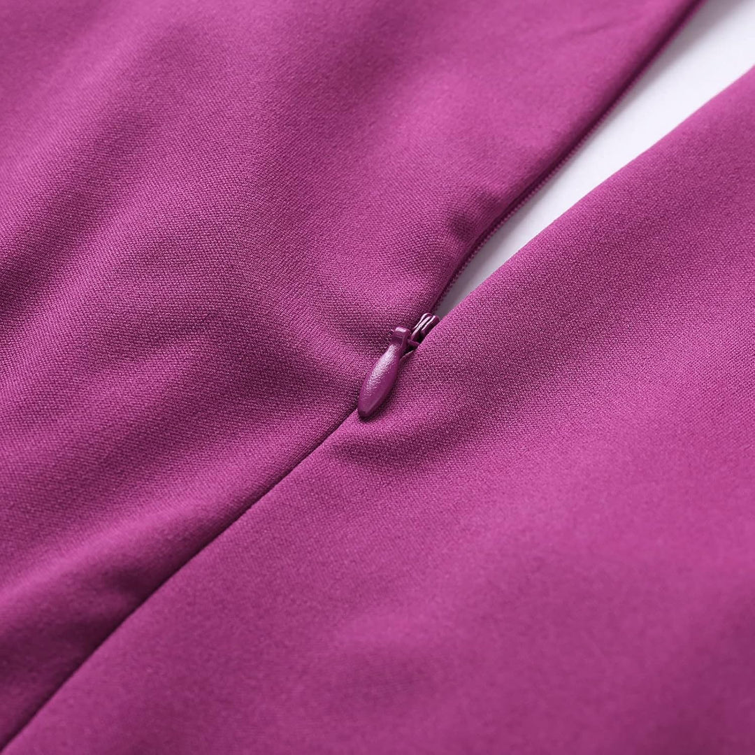 Elegante abito blazer da donna Slim Fit Bodycon con colletto classico, maniche lunghe ed elegante chiusura a bottoni