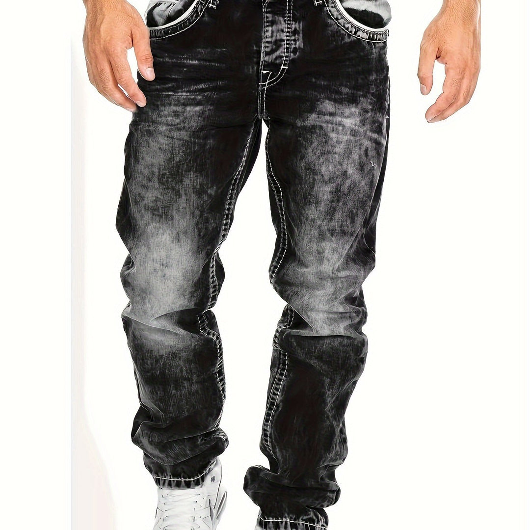 Jeans Rugged Twisted Punk da uomo - abbigliamento elegante e resistente per ogni occasione