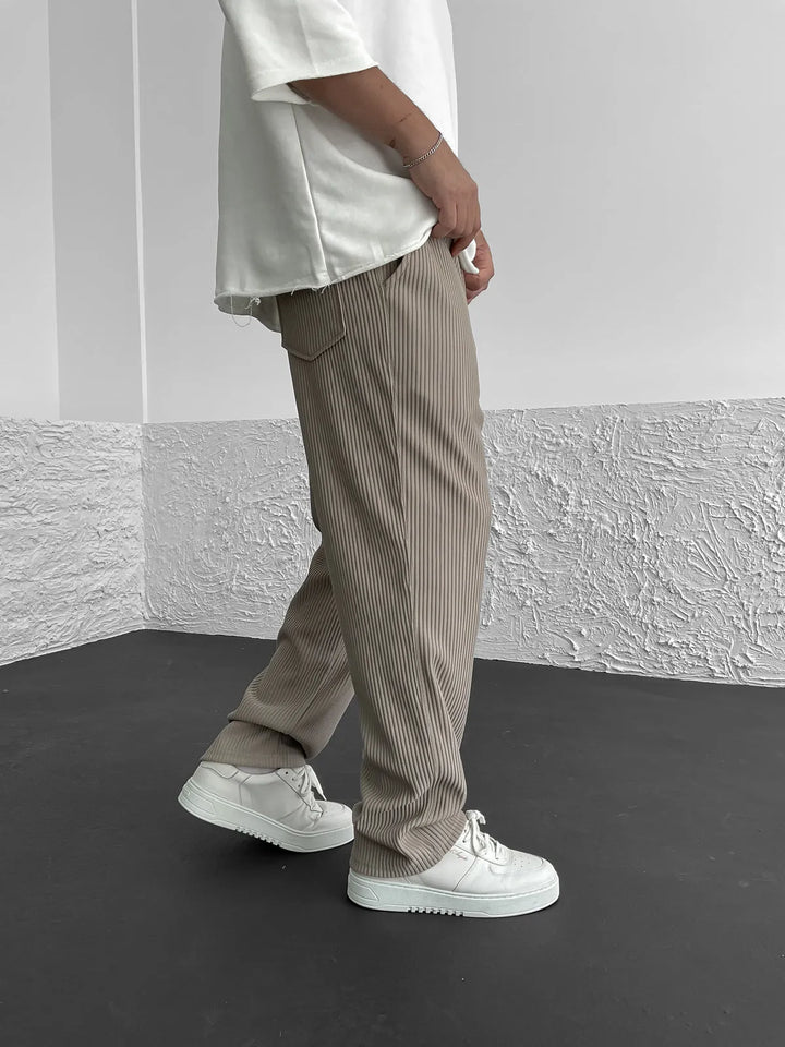 Pantaloni Virgile™ a coste eleganti per un look alla moda ed elegante