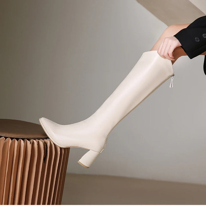 Callie - Eleganti stivali da donna al ginocchio per un look elegante e raffinato